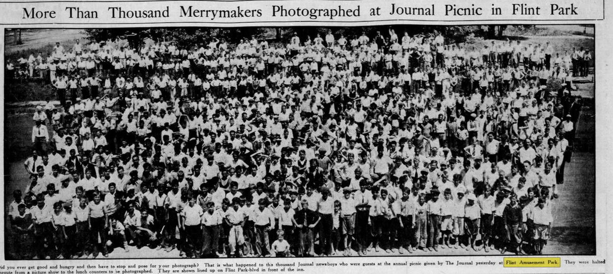 Flint Park (Flint Amusement Park) - Jul 15 1931 Article (newer photo)
